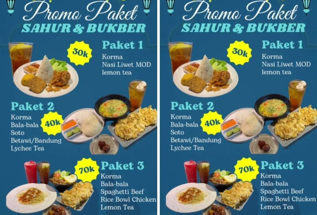 Promo bukber di mod arcade, bandung