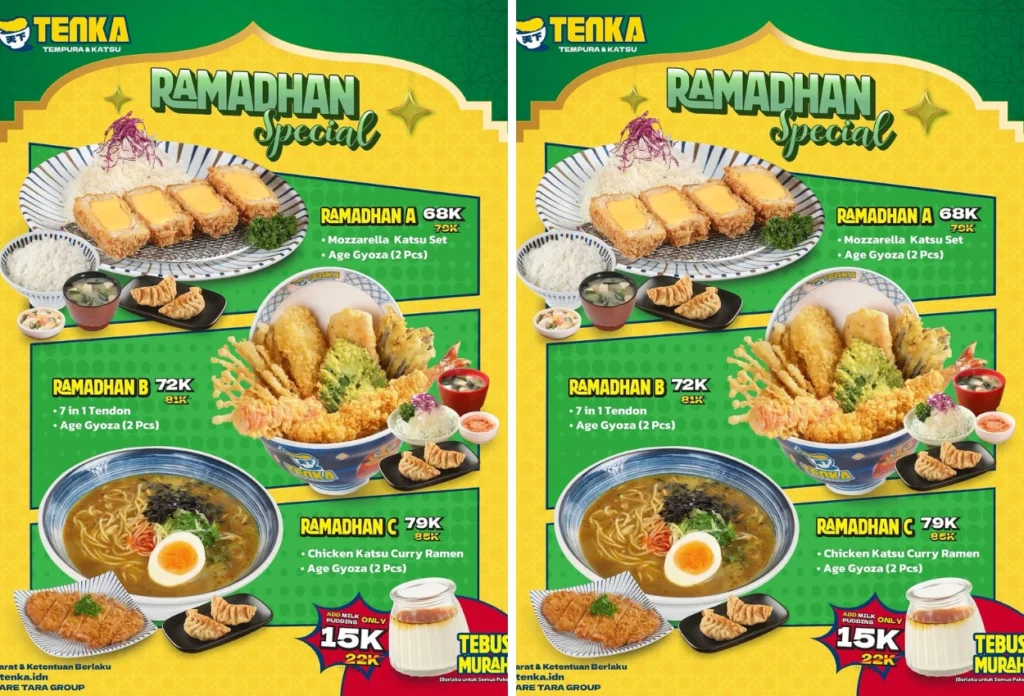 Promo bukber di tenka indonesia, jakarta