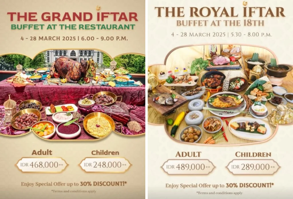 Promo bukber di the trans luxury hotel, bandung