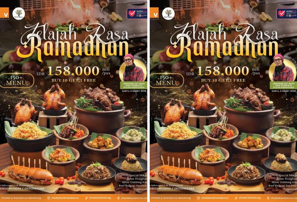 Promo bukber di v hotel & residence, bandung