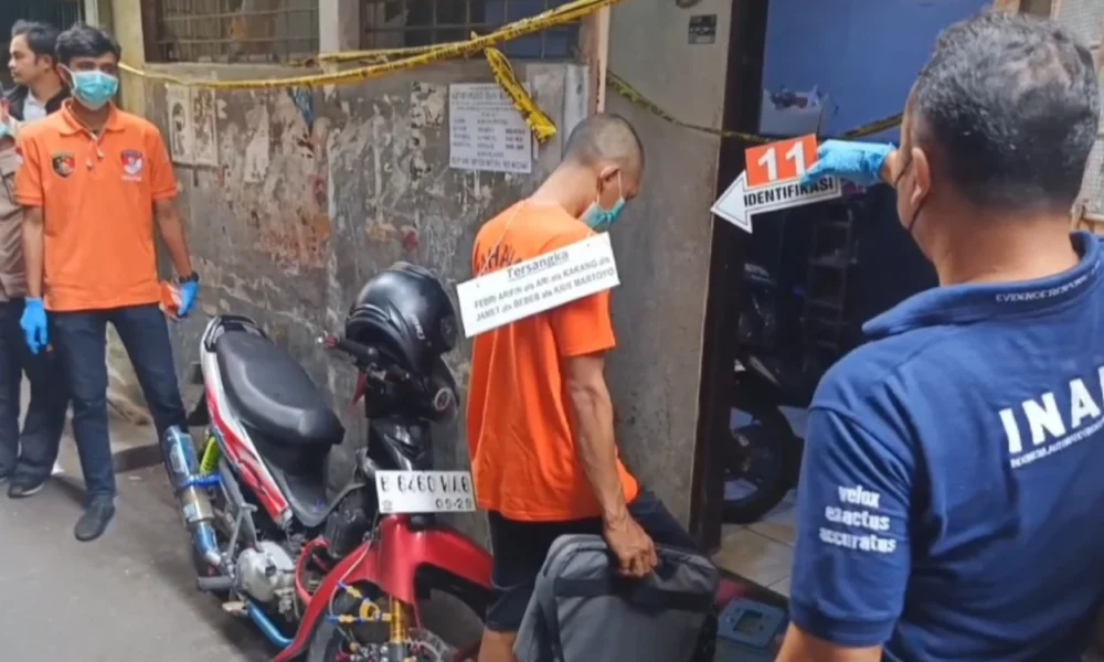Rekonstruksi pembunuhan ibu dan anak di tambora, tersangka peragakan 76 adegan