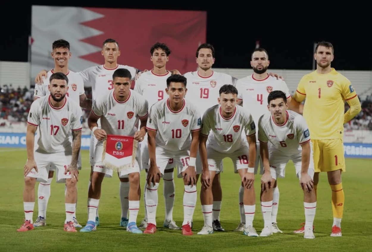 Resmi dirilis! ini susunan pemain timnas indonesia di laga lawan australia