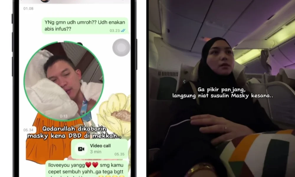 Rezky aditya dilarikan ke rs saat umrah, citra kirana langsung nyusul ke arab saudi