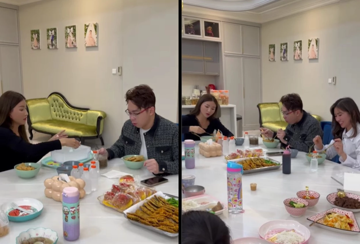 Richard lee hadiahkan hijab untuk sarwendah saat buka puasa bersama