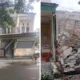 Rumah di purwakarta roboh, diduga akibat hujan deras yang terus mengguyur