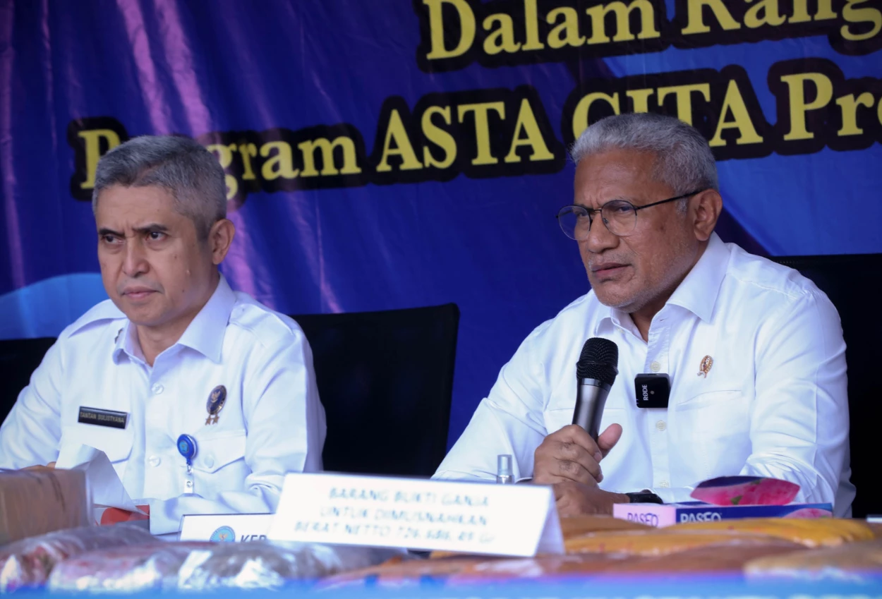 Sabu 89 kg dari medan jadi sitaan terbesar dalam operasi narkoba bnn tahun 2025