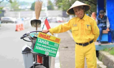 Sariban pahlawan lingkungan wafat, 40 tahun bersihkan bandung tanpa gaji