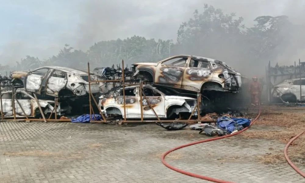 Sejumlah mobil chery terbakar di fasilitas outsourcing, csi pastikan bukan unit listrik