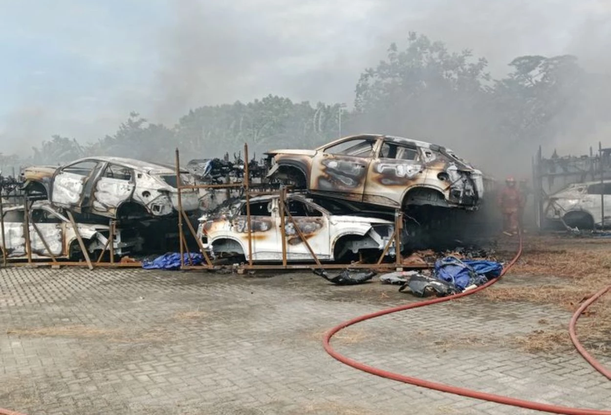Sejumlah mobil chery terbakar di fasilitas outsourcing, csi pastikan bukan unit listrik