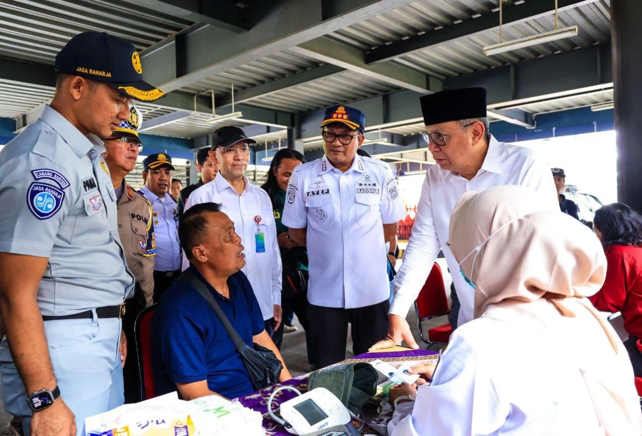 Selain ramp check, pemerintah tangerang selatan tes kesehatan sopir untuk keamanan pemudik