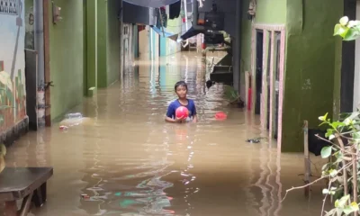 Sungai ciliwung meluap, kebon pala kembali terendam banjir hingga 2 meter