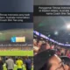 Suporter indonesia kompak teriakkan nama shin tae yong di allianz stadion saat timnas indonesia dibantai australia
