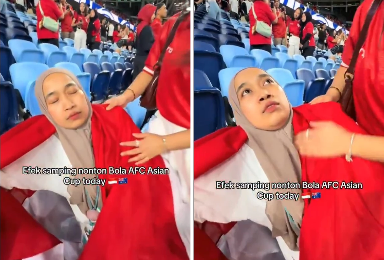 Suporter Timnas Indonesia Kesurupan saat Laga melawan Australia: Pulangkan Patrick, Kembalikan Shin Tae-yong!