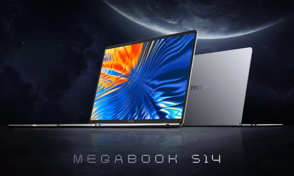 Tecno megabook s14 resmi meluncur, laptop oled 14 inci paling ringan di dunia