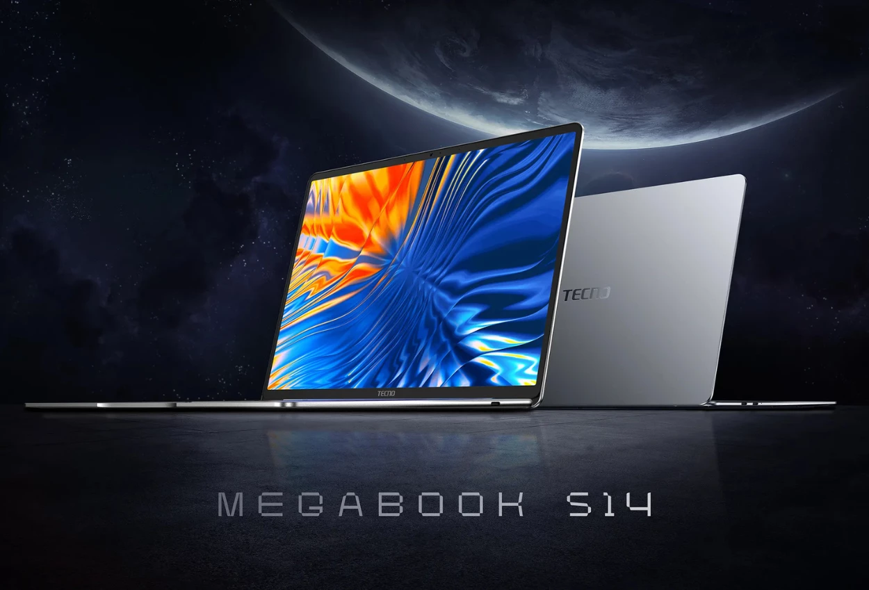 Tecno megabook s14 resmi meluncur, laptop oled 14 inci paling ringan di dunia