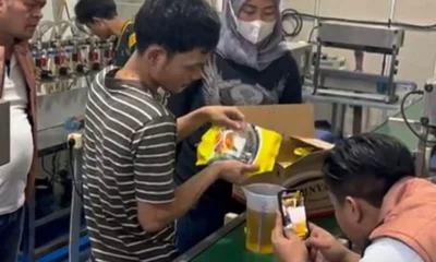 Tempat produksi ilegal minyakita di jakbar digerebek polisi, pelaku keciduk kurangi takaran