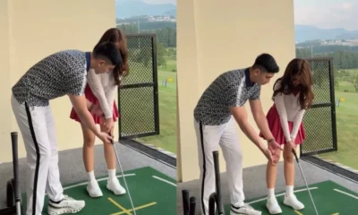 Verrell dan fuji asyik olahraga bareng, venna melinda wah senangnya