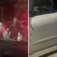 Viral! 2 pria secara tiba tiba rusak mobil di tengah kemacetan jakarta barat