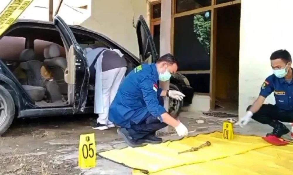 Viral! kerangka manusia ditemukan di mobil milik eks kanit reskrim yang terparkir di asrama polisi