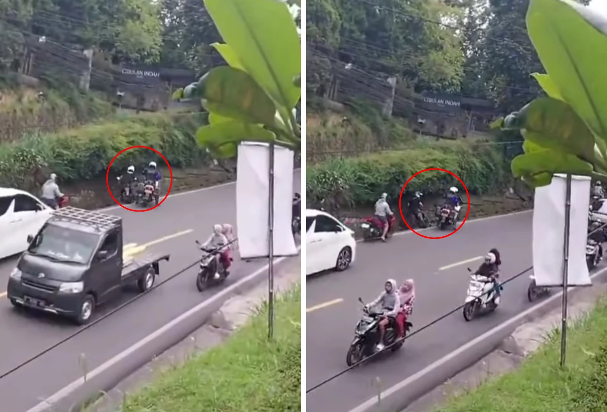 Viral! patwal diduga tendang pemotor saat kawal alphard, polisi buka suara