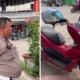 Viral, pemuda di jambi protes ditilang karena pelat nomor depan hilang, singgung pengendara tanpa helm