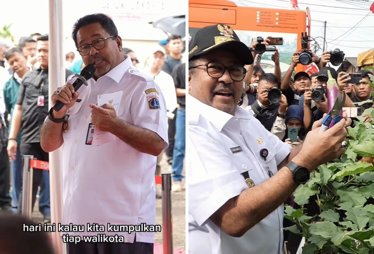 Wagub rano karno pimpin panen raya serentak di 6 wilayah jakarta