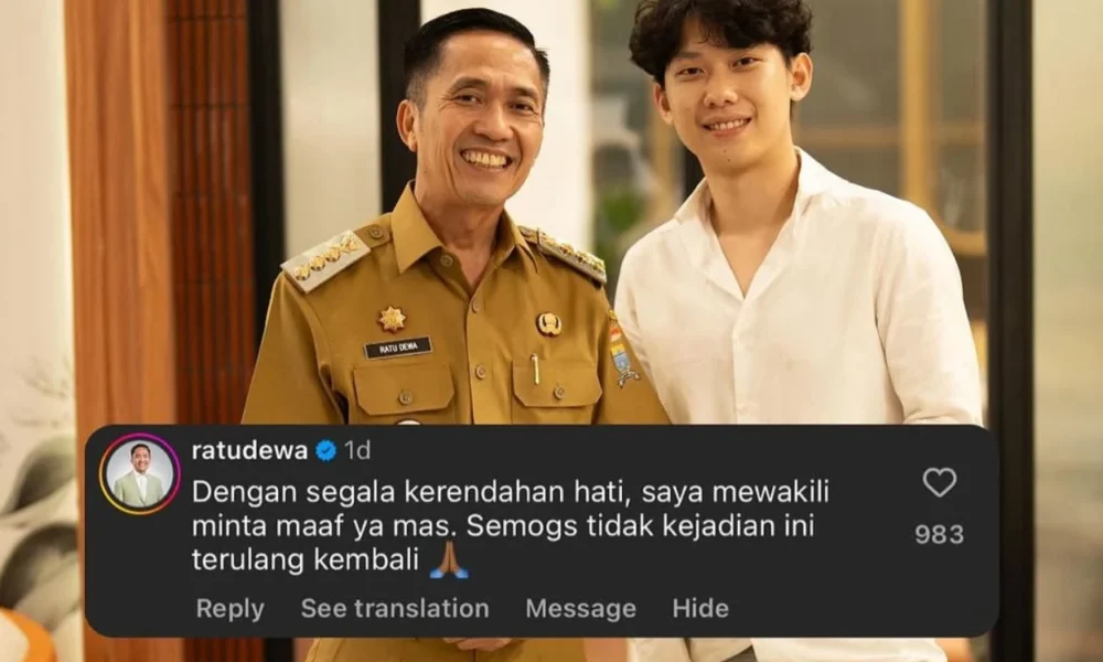 Wali kota palembang minta maaf di video klarifikasi willie salim