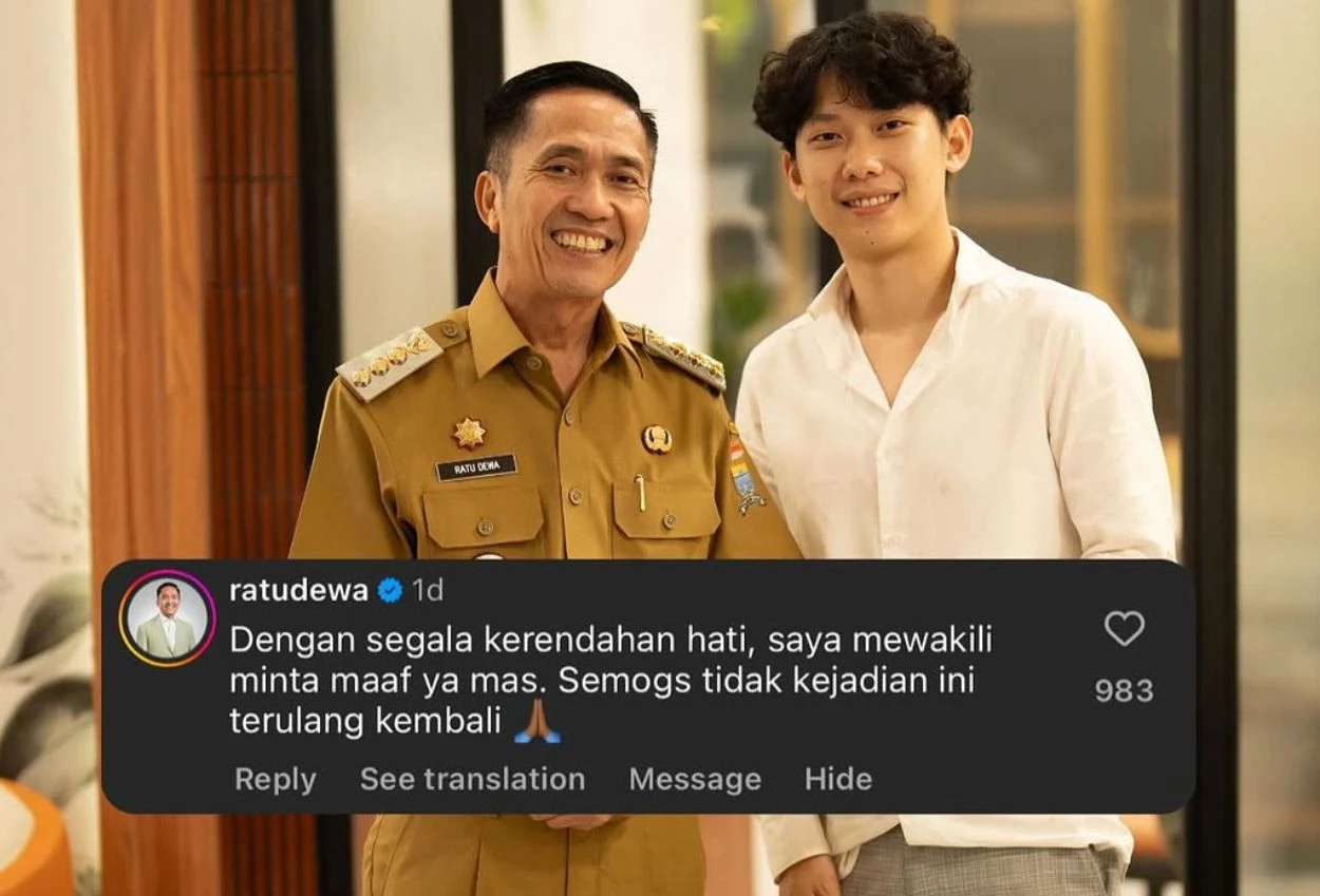 Wali kota palembang minta maaf di video klarifikasi willie salim