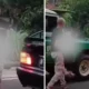 Anak kecil tertabrak jipnya di tasikmalaya, yuke dewa 19 tanggung jawab dan bawa korban ke rs