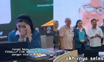 Ashanty lulus ujian disertasi di unair, raih nilai a!