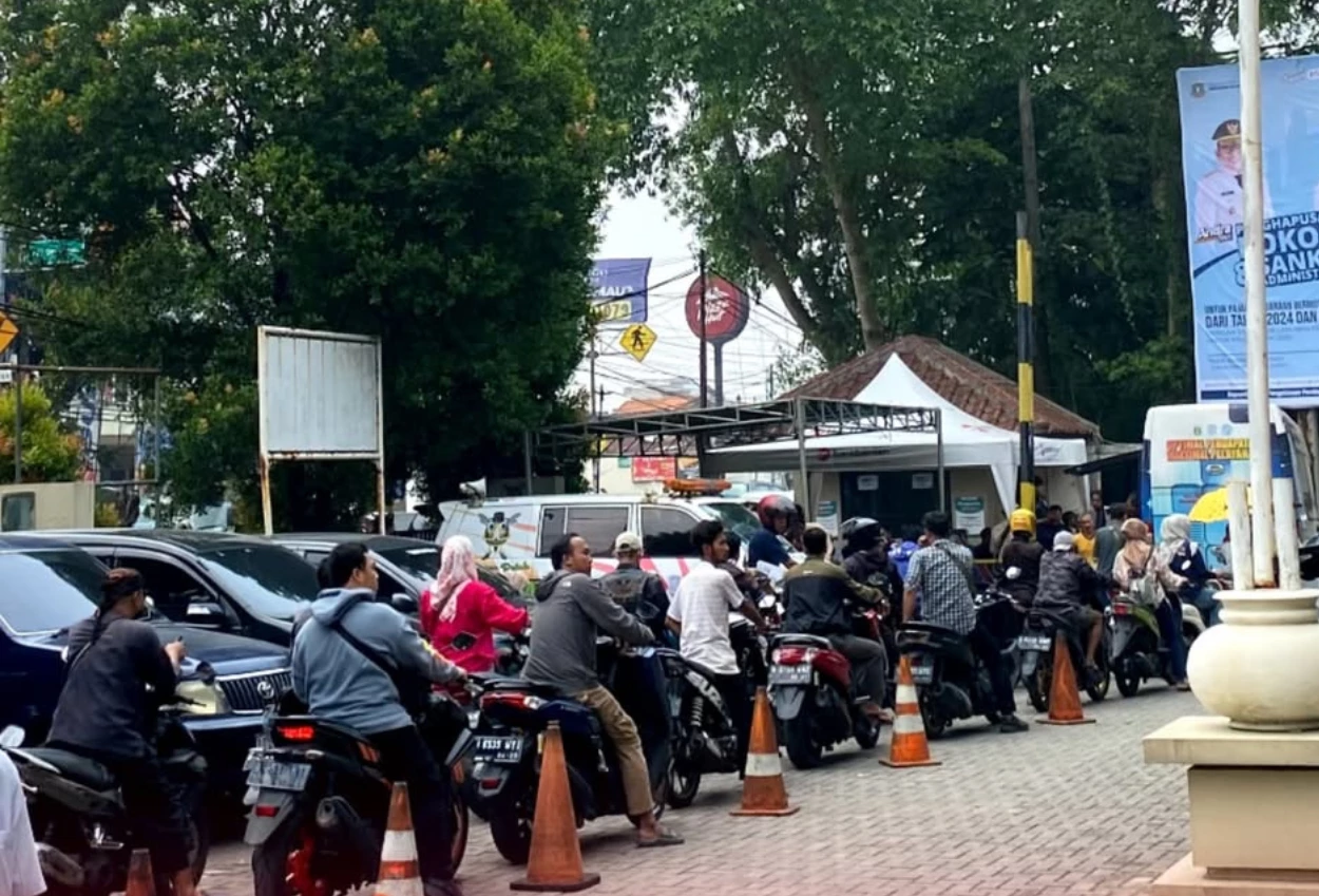 Baru 5 hari, pemutihan pajak di samsat tangsel tembus rp11 miliar