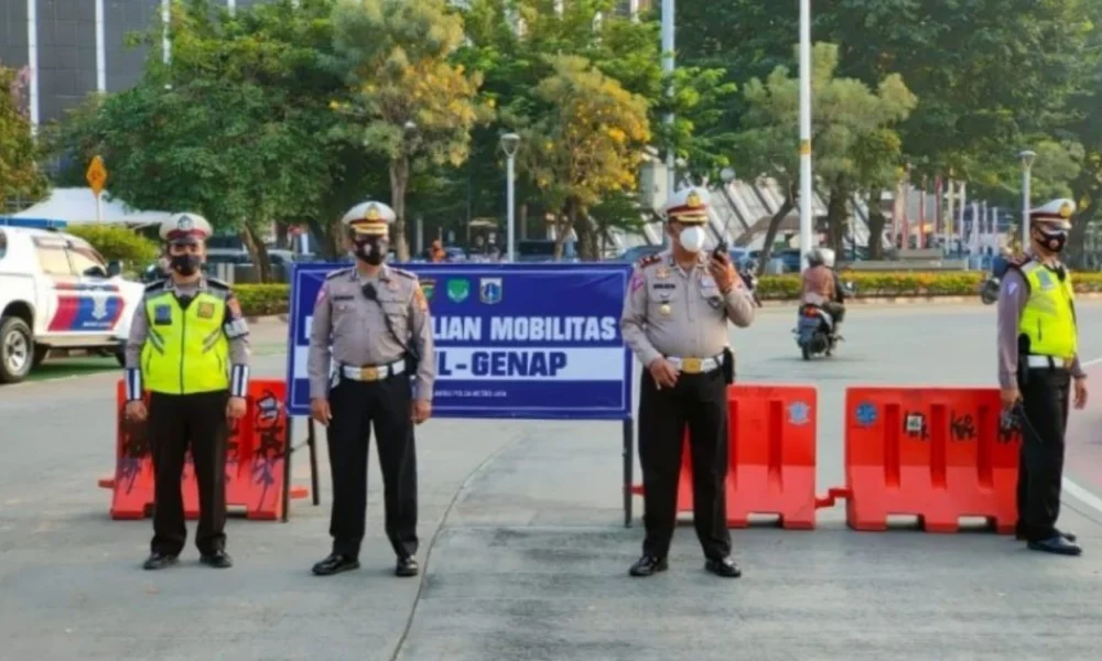 Catat! polda metro jaya tetapkan 26 titik ganjil genap di jakarta