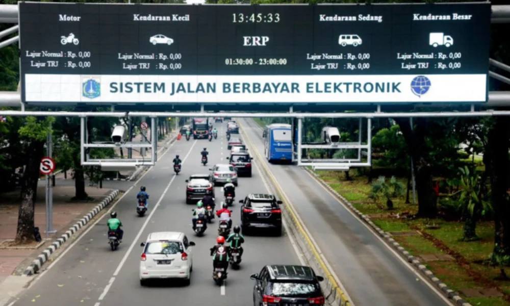 Daftar kendaraan yang tidak perlu bayar erp di jakarta