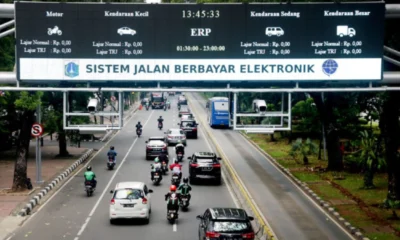 Daftar kendaraan yang tidak perlu bayar erp di jakarta