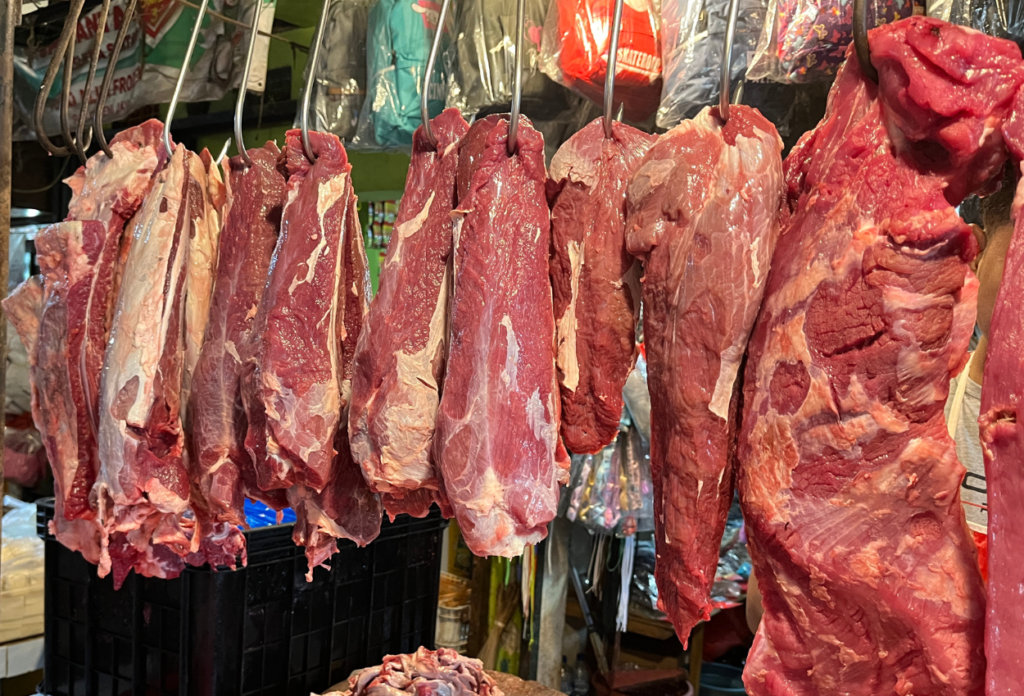 Daging harga bahan pokok pasar reni jaya
