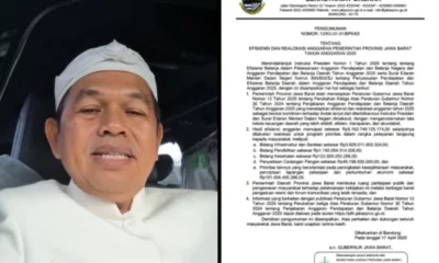 Dedi mulyadi umumkan efisiensi anggaran hingga rp5,1 triliun untuk program prioritas rakyat jawa barat