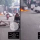 Dua mobil tabrakan di jakarta timur, 1 kendaraan terbakar