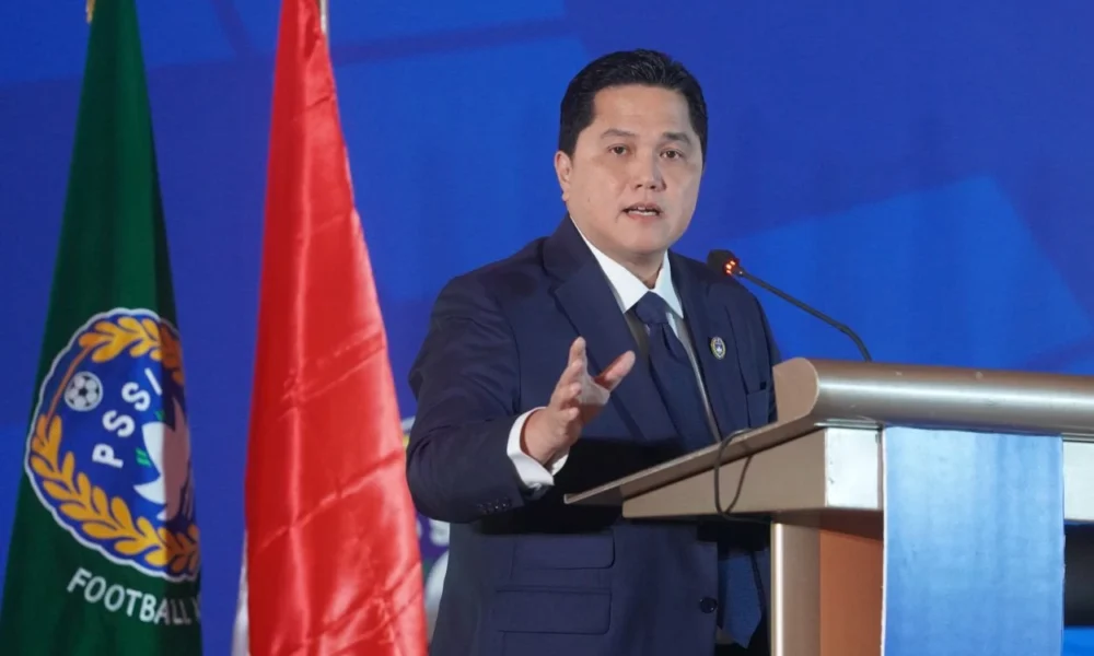 Erick thohir optimis dengan persiapan timnas indonesia jelang laga kualifikasi piala dunia juni mendatang