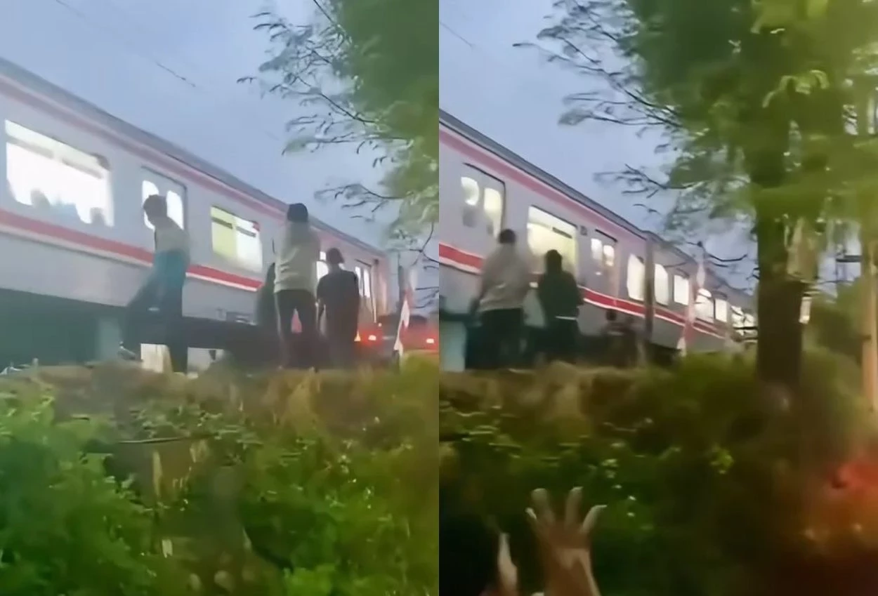 Fakta fakta krl tertemper mobil di perlintasan stasiun cilebut