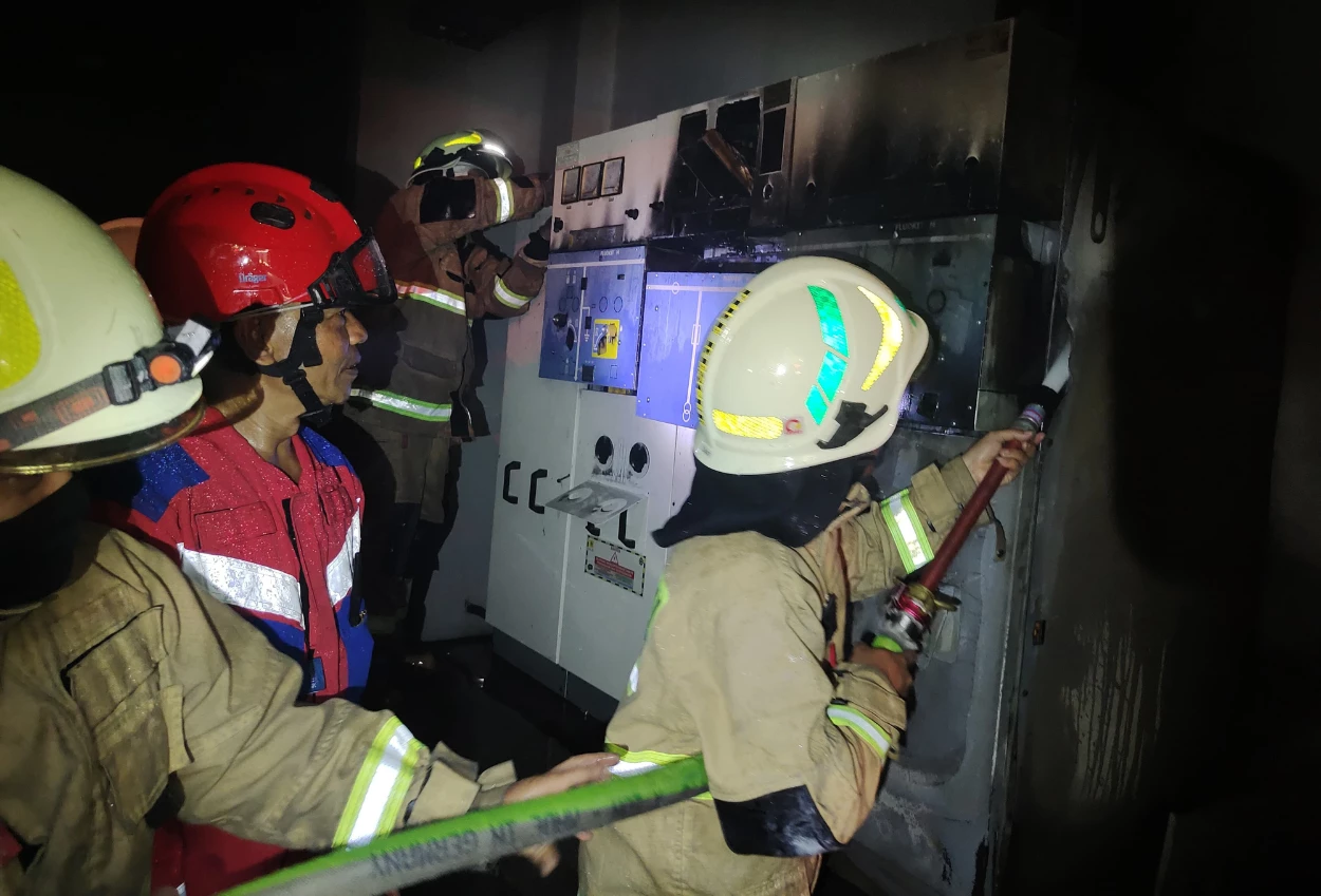 Genset gor ciracas terbakar akibat korsleting listrik, kerugian capai rp500 juta