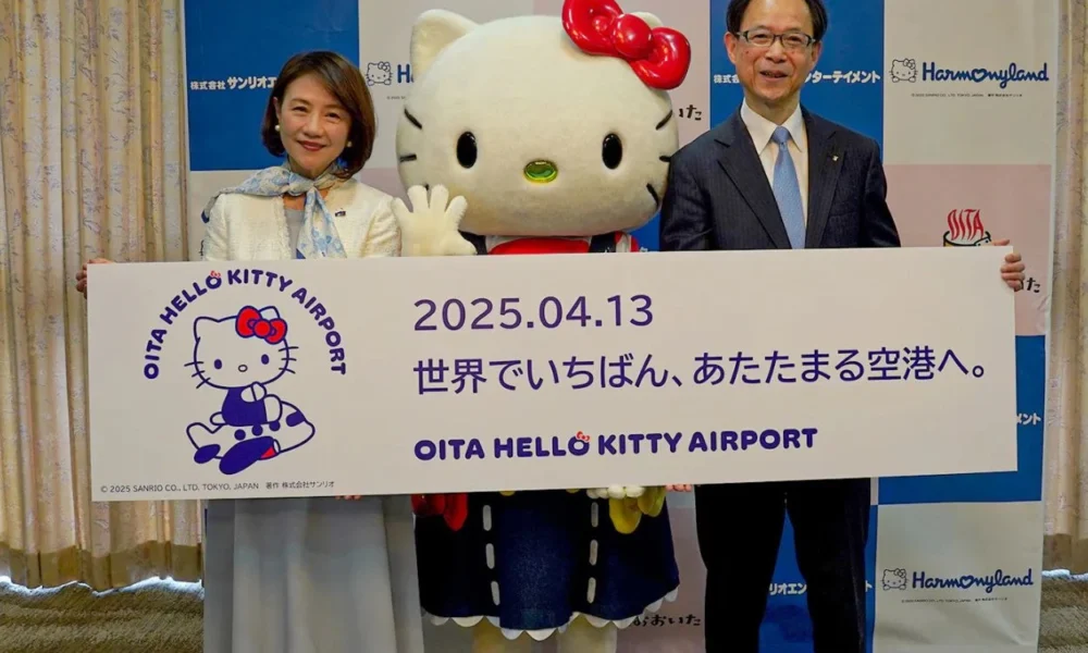 Jepang hadirkan bandara hello kitty untuk menyambut wisatawan world expo 2025