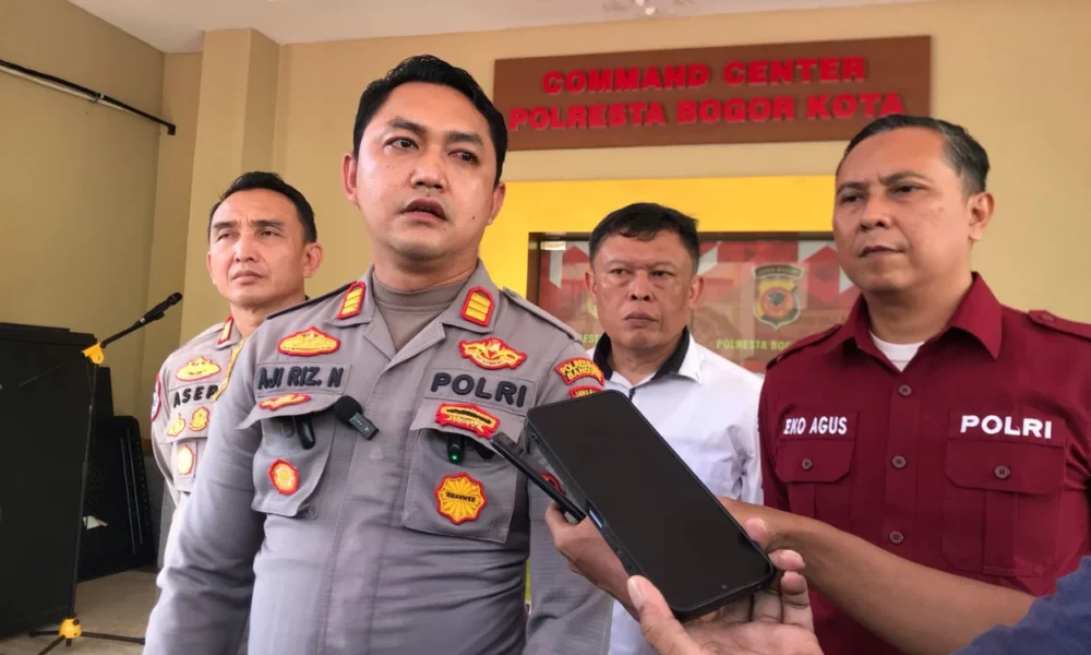 Kasat reskrim polresta bogor kota, akp aji riznaldi nugroho
