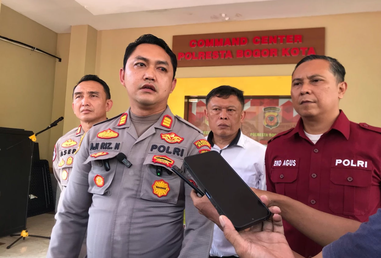 Kasat reskrim polresta bogor kota, akp aji riznaldi nugroho