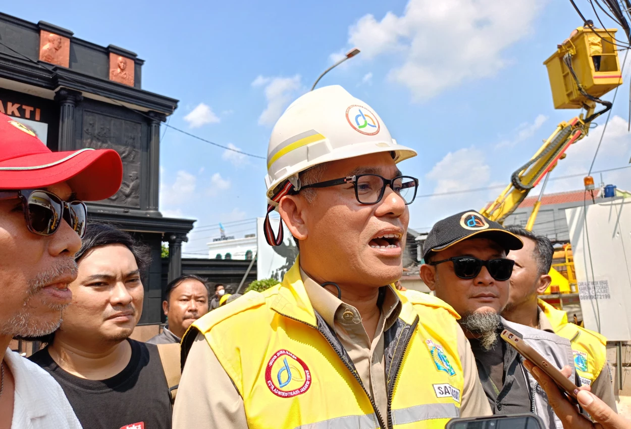 Kasudin bina marga jaktim geram, besi jpo banyak yang hilang