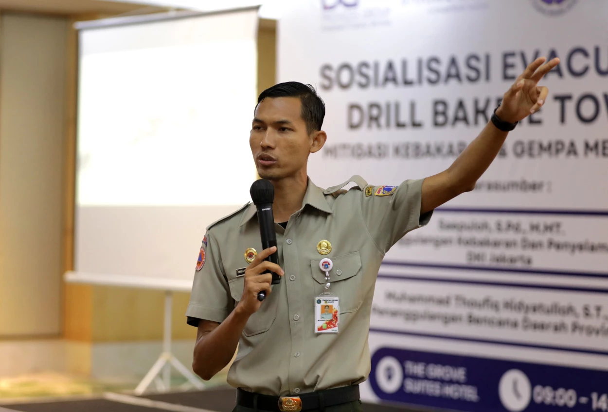 Ketua subkelompok pengendalian dan operasi bpbd jakarta, muhammad thoufiq hidayatuloh