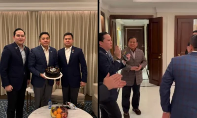 Letkol teddy ulang tahun, prabowo dan sesprinya beri surprise di yordania