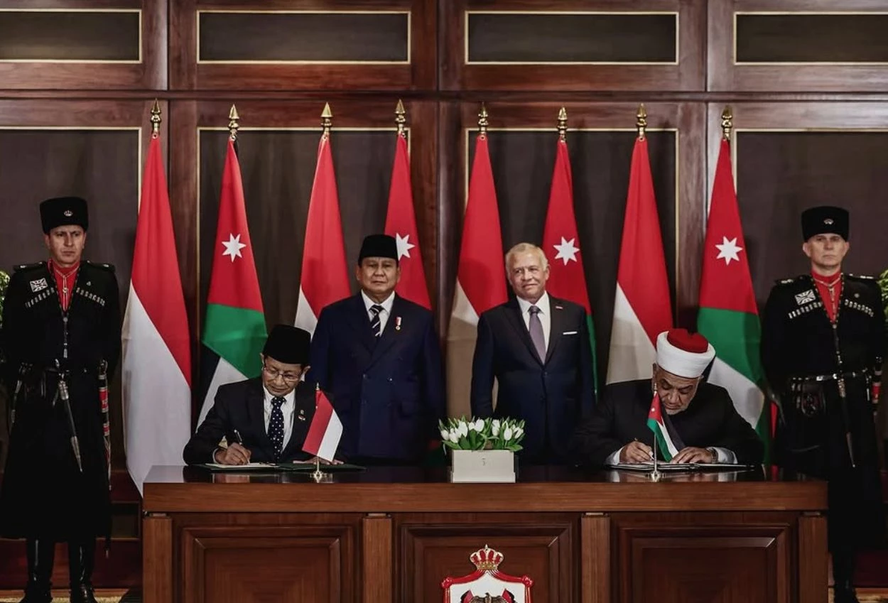 Menag ri tandatangani mou dengan yordania, fokus sinergi pendidikan dan wakaf