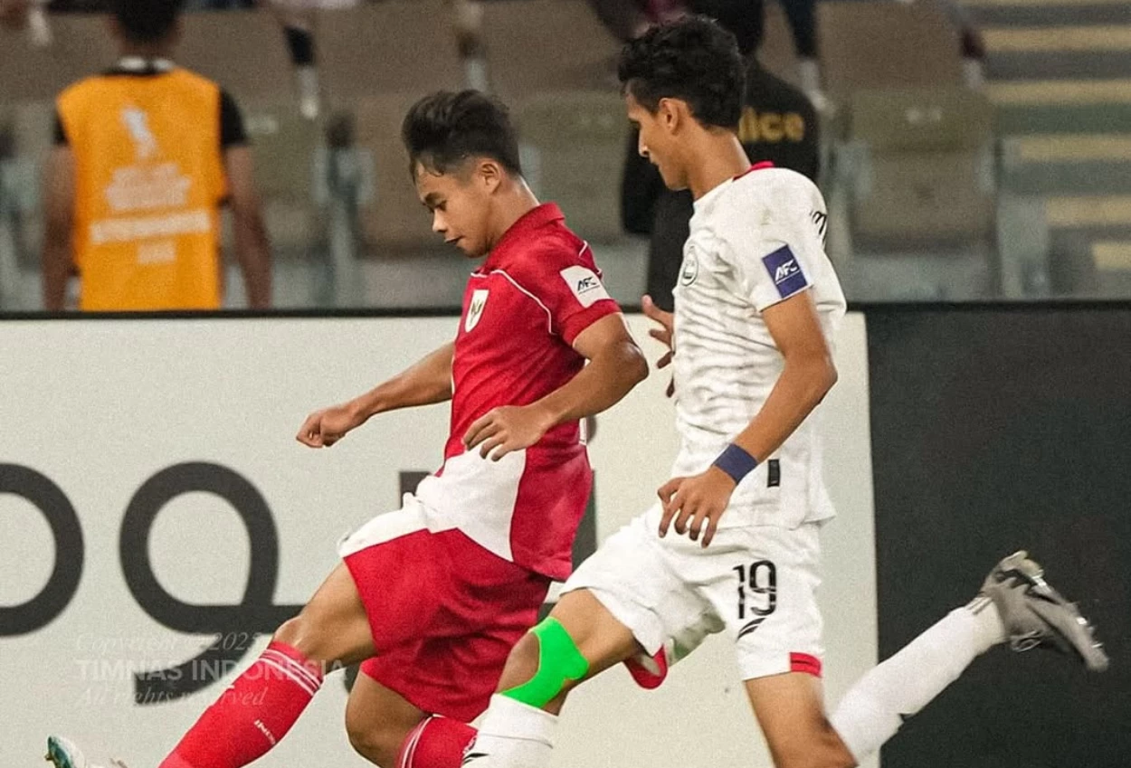 Menang 4 1 atas yaman, timnas u 17 puncaki grup c piala asia 2025