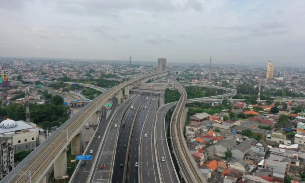 Pt jjc ungkap volume kendaraan menuju cikampek sudah mulai turun