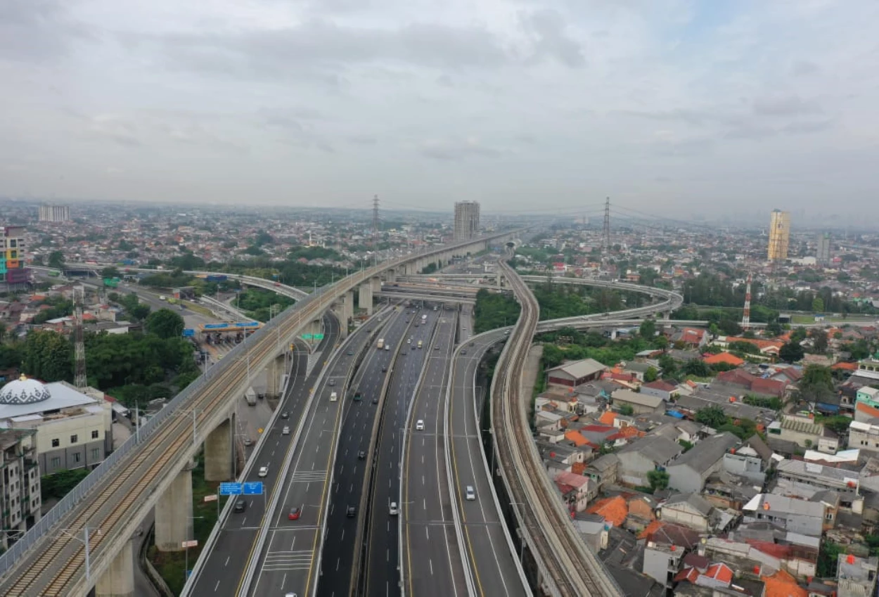 Pt jjc ungkap volume kendaraan menuju cikampek sudah mulai turun